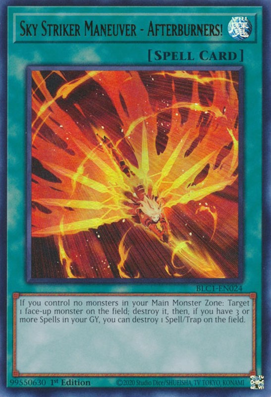 Sky Striker Maneuver - Afterburners! [BLC1-EN024] Ultra Rare | Galactic Gamez