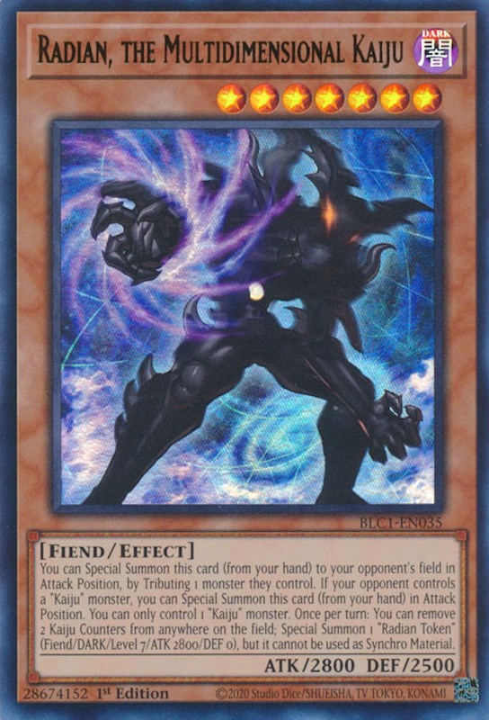 Radian, the Multidimensional Kaiju [BLC1-EN035] Ultra Rare | Galactic Gamez