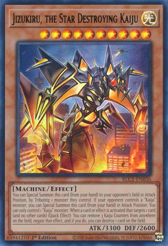 Jizukiru, the Star Destroying Kaiju [BLC1-EN036] Ultra Rare | Galactic Gamez