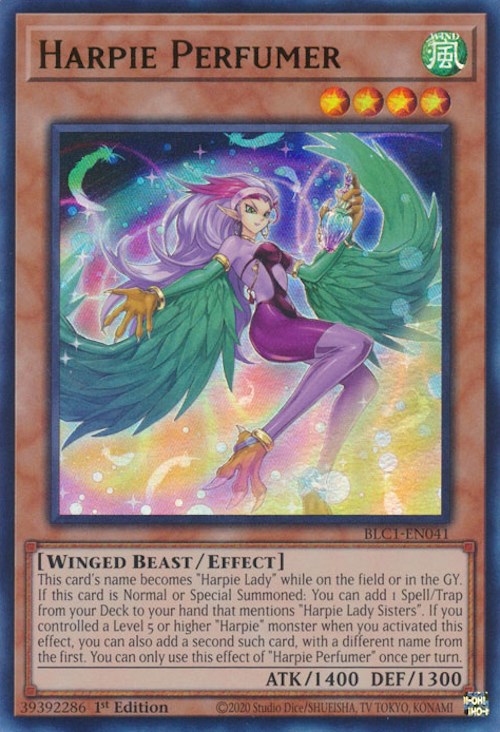 Harpie Perfumer [BLC1-EN041] Ultra Rare | Galactic Gamez