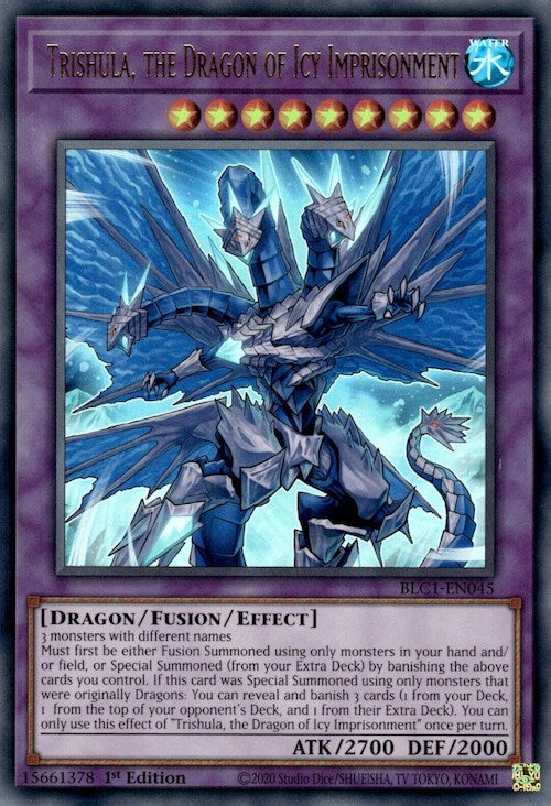 Trishula, the Dragon of Icy Imprisonment [BLC1-EN045] Ultra Rare | Galactic Gamez