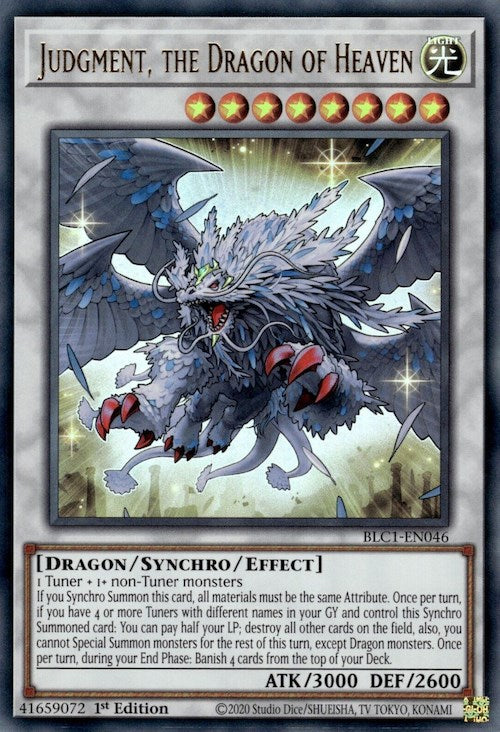 Judgment, the Dragon of Heaven [BLC1-EN046] Ultra Rare | Galactic Gamez