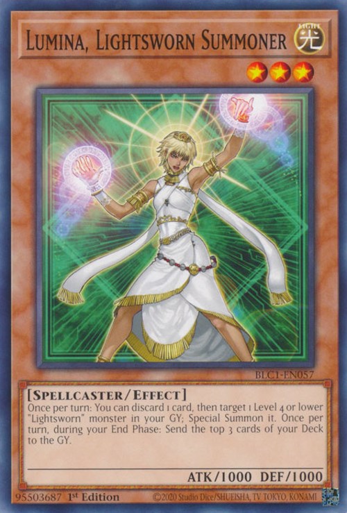 Lumina, Lightsworn Summoner [BLC1-EN057] Common | Galactic Gamez