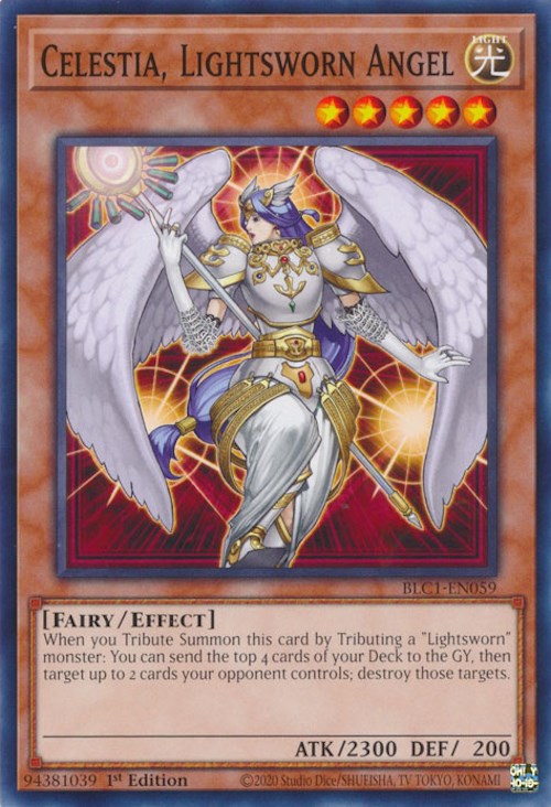 Celestia, Lightsworn Angel [BLC1-EN059] Common | Galactic Gamez