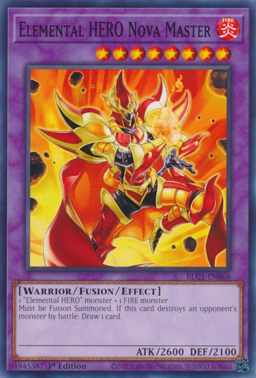 Elemental HERO Nova Master [BLC1-EN068] Common | Galactic Gamez