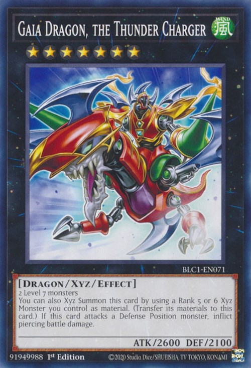 Gaia Dragon, the Thunder Charger [BLC1-EN071] Common | Galactic Gamez