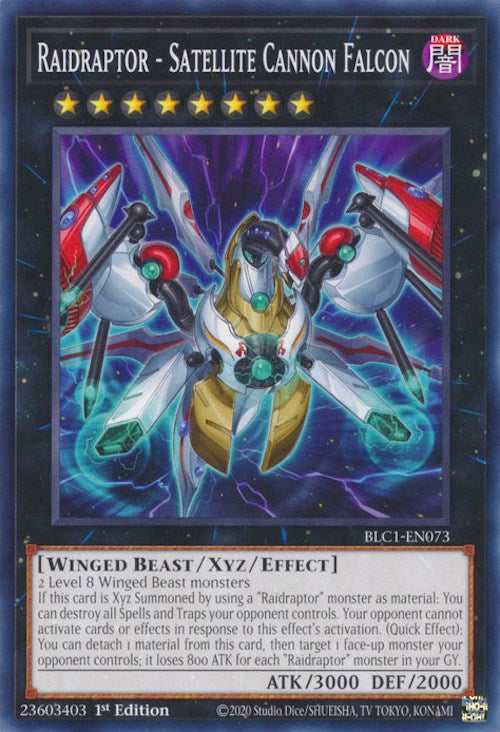 Raidraptor - Satellite Cannon Falcon [BLC1-EN073] Common | Galactic Gamez