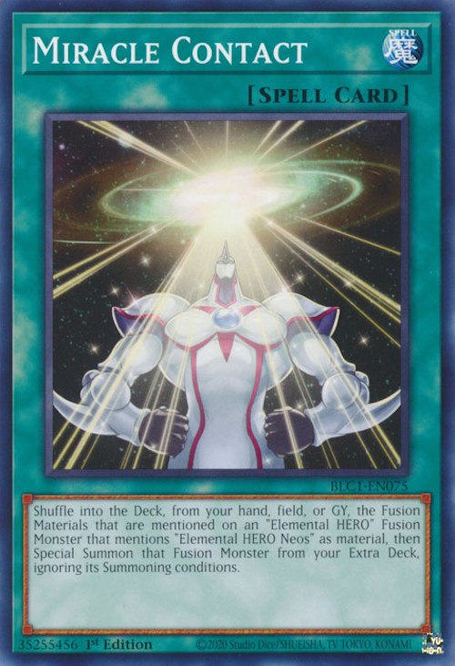 Miracle Contact [BLC1-EN075] Common | Galactic Gamez