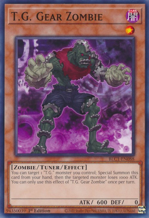 T.G. Gear Zombie [BLC1-EN088] Common | Galactic Gamez