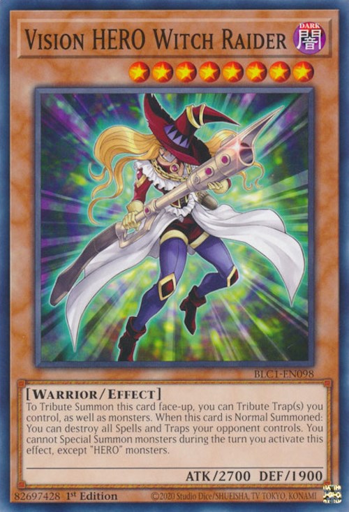 Vision HERO Witch Raider [BLC1-EN098] Common | Galactic Gamez