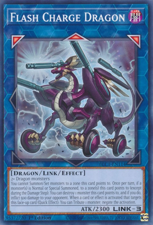 Flash Charge Dragon [BLC1-EN114] Common | Galactic Gamez