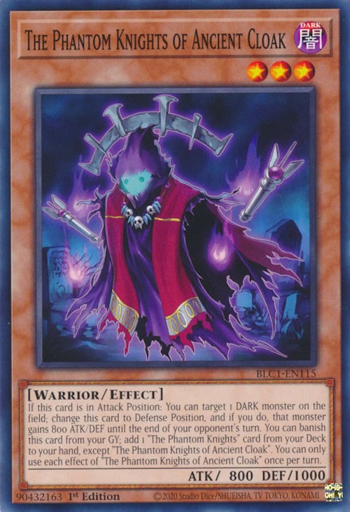 The Phantom Knights of Ancient Cloak [BLC1-EN115] Common | Galactic Gamez