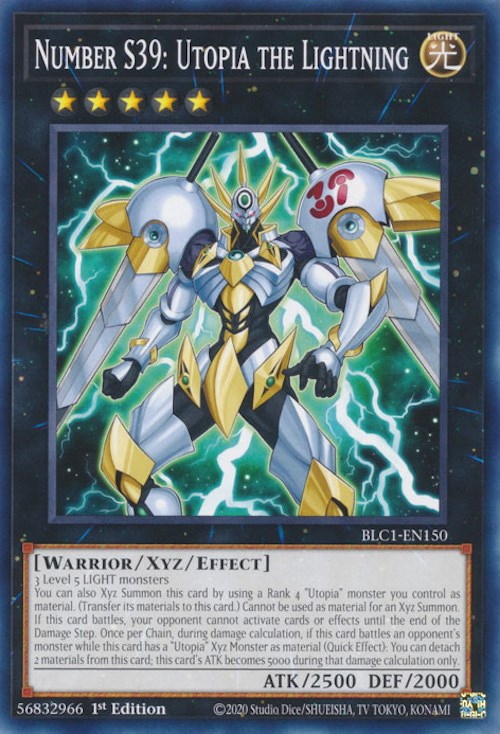 Number S39: Utopia the Lightning [BLC1-EN150] Common | Galactic Gamez