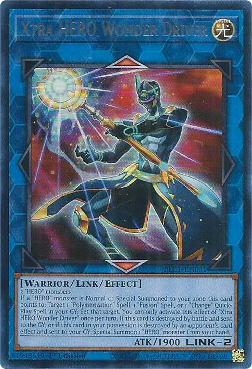 Xtra HERO Wonder Driver (Silver) [BLC1-EN031] Ultra Rare | Galactic Gamez