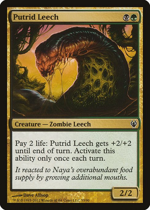 Putrid Leech [Duel Decks: Izzet vs. Golgari] | Galactic Gamez