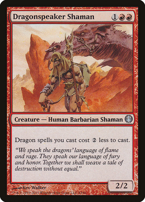 Dragonspeaker Shaman [Duel Decks: Knights vs. Dragons] | Galactic Gamez