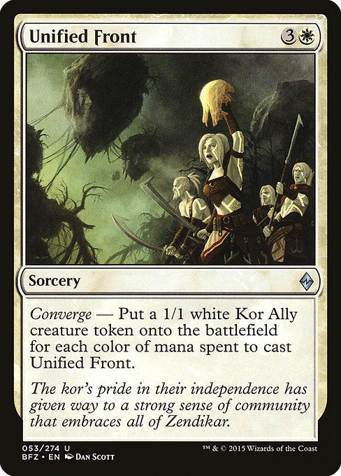 Unified Front [Battle for Zendikar] | Galactic Gamez
