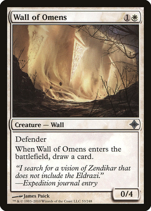 Wall of Omens [Rise of the Eldrazi] | Galactic Gamez