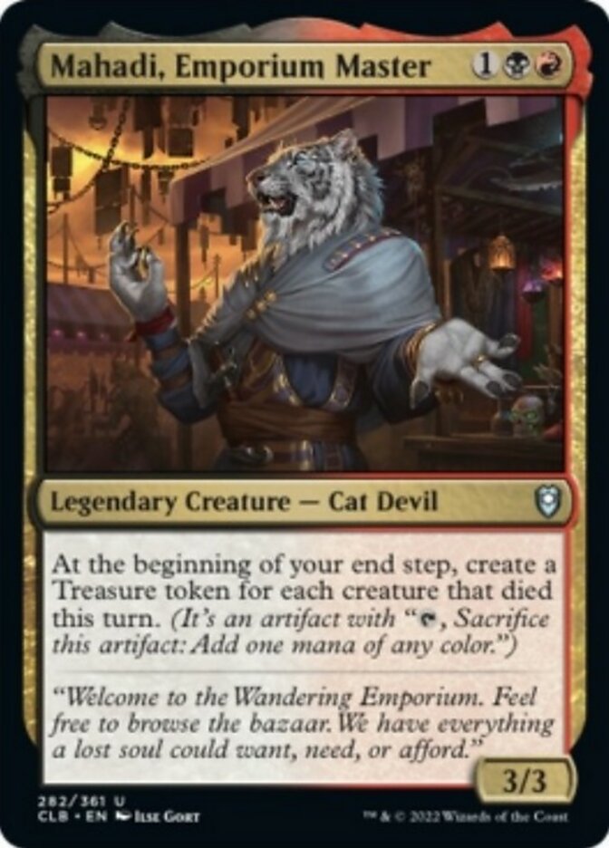Mahadi, Emporium Master [Commander Legends: Battle for Baldur's Gate] | Galactic Gamez
