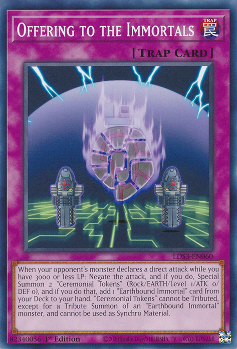 Offering to the Immortals [LDS3-EN060] Common | Galactic Gamez