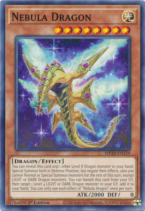 Nebula Dragon [MP20-EN159] Common | Galactic Gamez