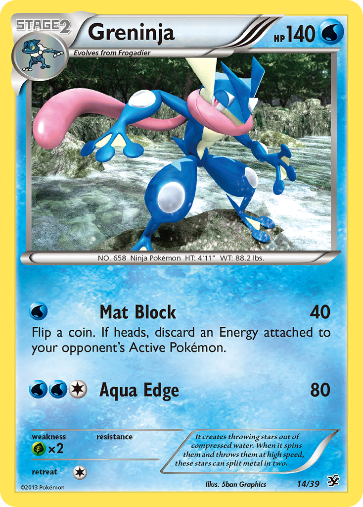 Greninja (14/39) [XY: Kalos Starter Set] | Galactic Gamez