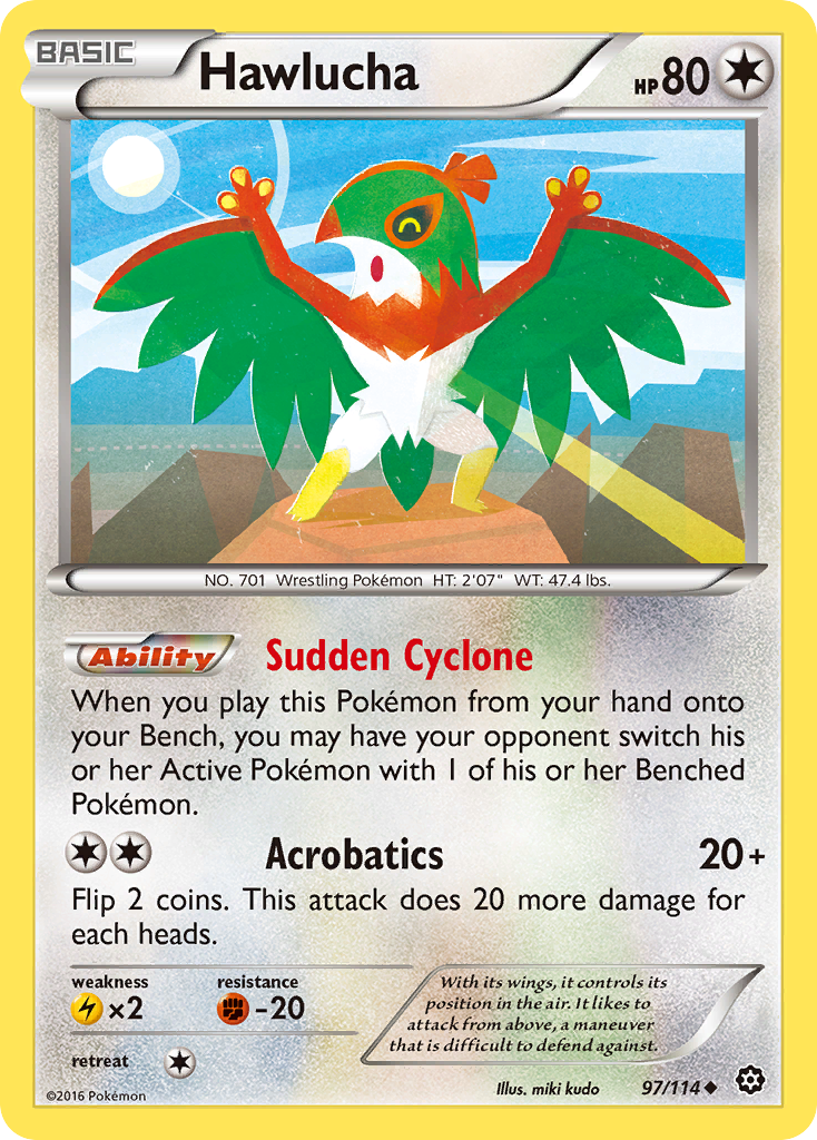 Hawlucha (97/114) [XY: Steam Siege] | Galactic Gamez