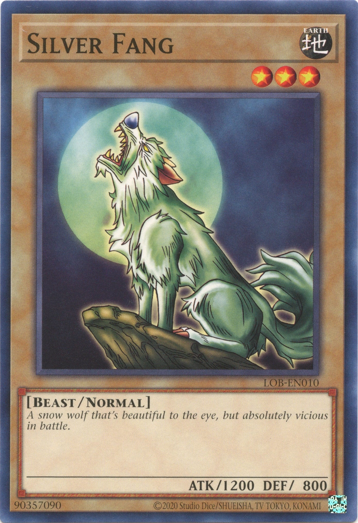 Silver Fang (25th Anniversary) [LOB-EN010] Common | Galactic Gamez