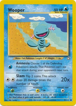 Wooper (82/111) [Neo Genesis Unlimited] | Galactic Gamez