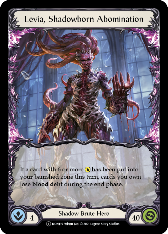 Levia, Shadowborn Abomination // Levia [U-MON119 // U-MON120] Unlimited Normal | Galactic Gamez