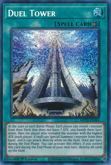 Duel Tower [MP22-EN269] Prismatic Secret Rare | Galactic Gamez