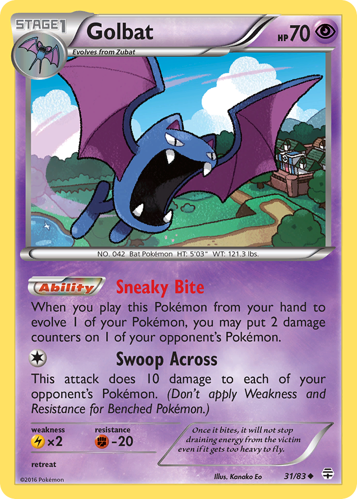 Golbat (31/83) [XY: Generations] | Galactic Gamez