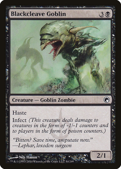 Blackcleave Goblin [Scars of Mirrodin] | Galactic Gamez