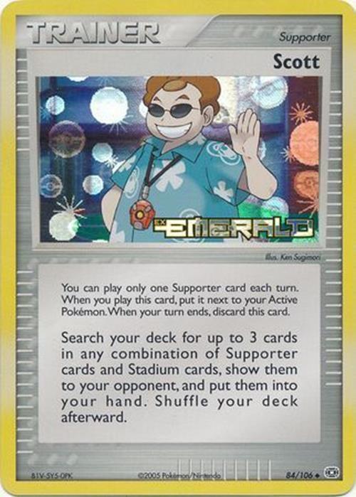 Scott (84/106) (Stamped) [EX: Emerald] | Galactic Gamez