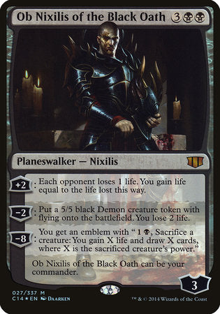 Ob Nixilis of the Black Oath (Commander 2014) [Commander 2014 Oversized] | Galactic Gamez