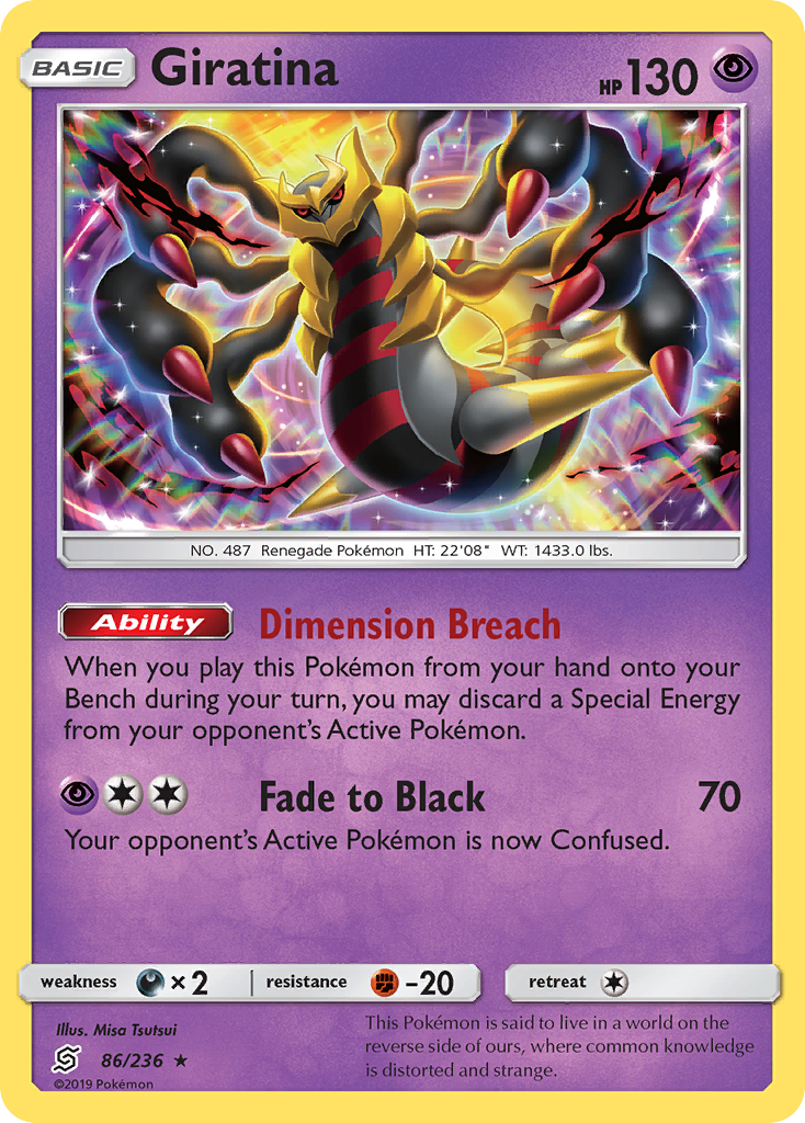 Giratina (86/236) [Sun & Moon: Unified Minds] | Galactic Gamez