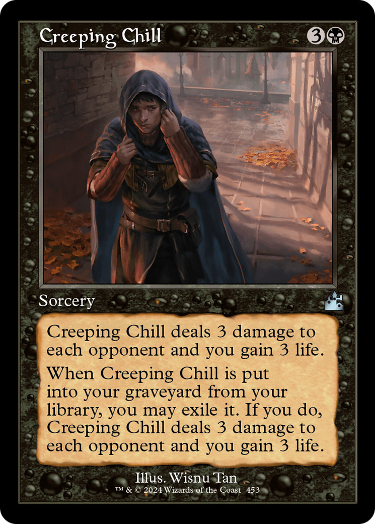 Creeping Chill (Retro Frame) [Ravnica Remastered] | Galactic Gamez