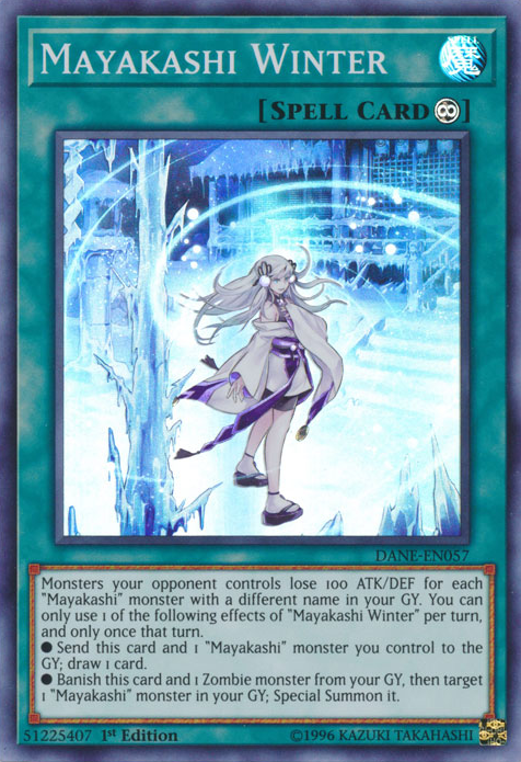 Mayakashi Winter [DANE-EN057] Super Rare | Galactic Gamez