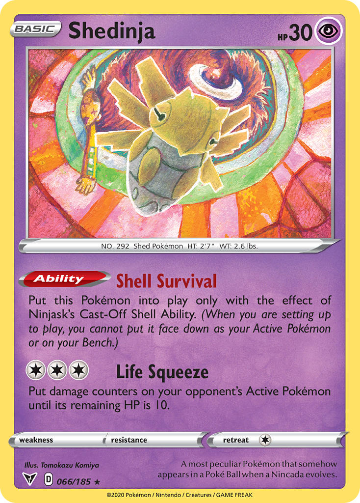 Shedinja (066/185) [Sword & Shield: Vivid Voltage] | Galactic Gamez