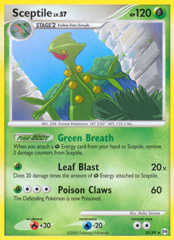 Sceptile (30/99) [Platinum: Arceus] | Galactic Gamez