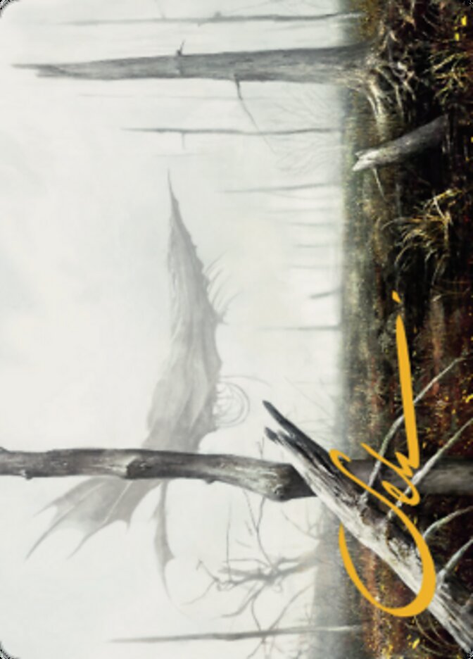 Swamp Art Card (Gold-Stamped Signature) [Dominaria United Art Series] | Galactic Gamez