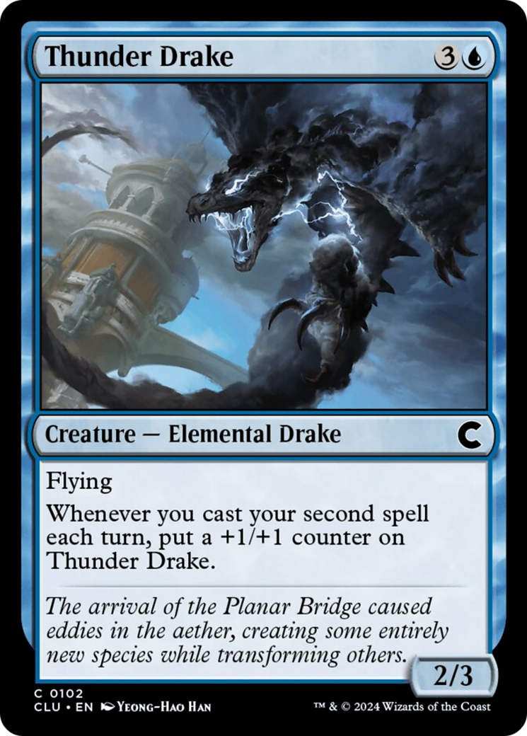 Thunder Drake [Ravnica: Clue Edition] | Galactic Gamez