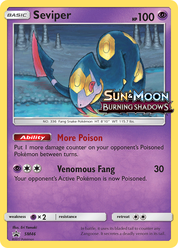 Seviper (SM46) [Sun & Moon: Black Star Promos] | Galactic Gamez