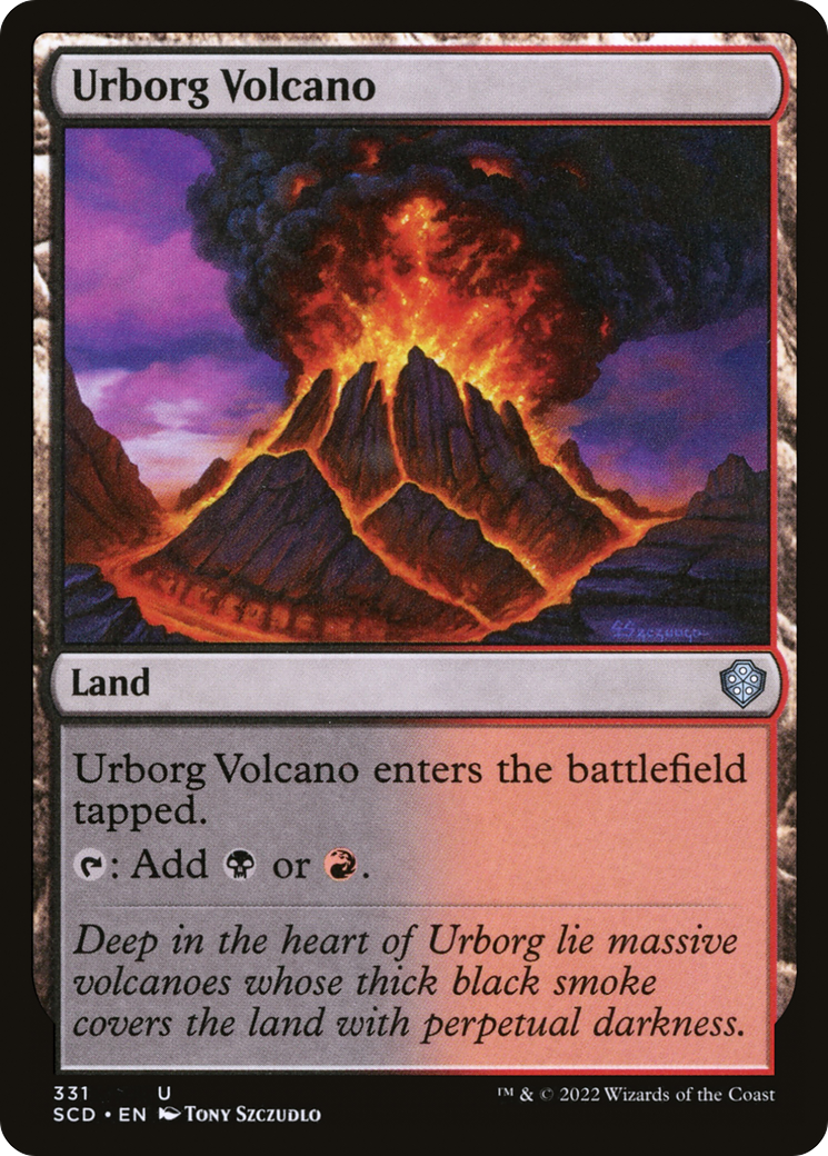 Urborg Volcano [Starter Commander Decks] | Galactic Gamez