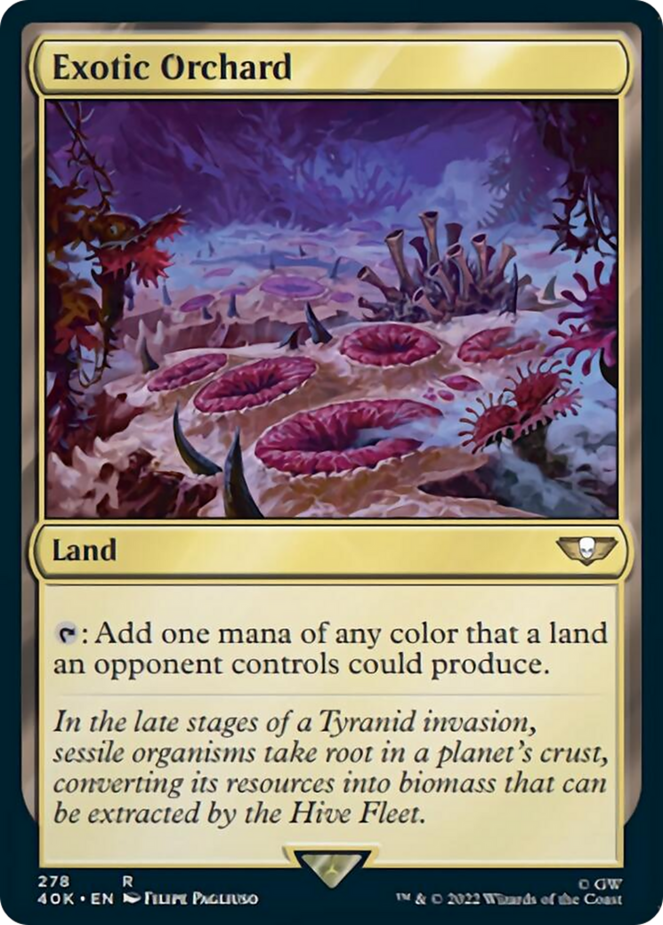 Exotic Orchard (Surge Foil) [Universes Beyond: Warhammer 40,000] | Galactic Gamez