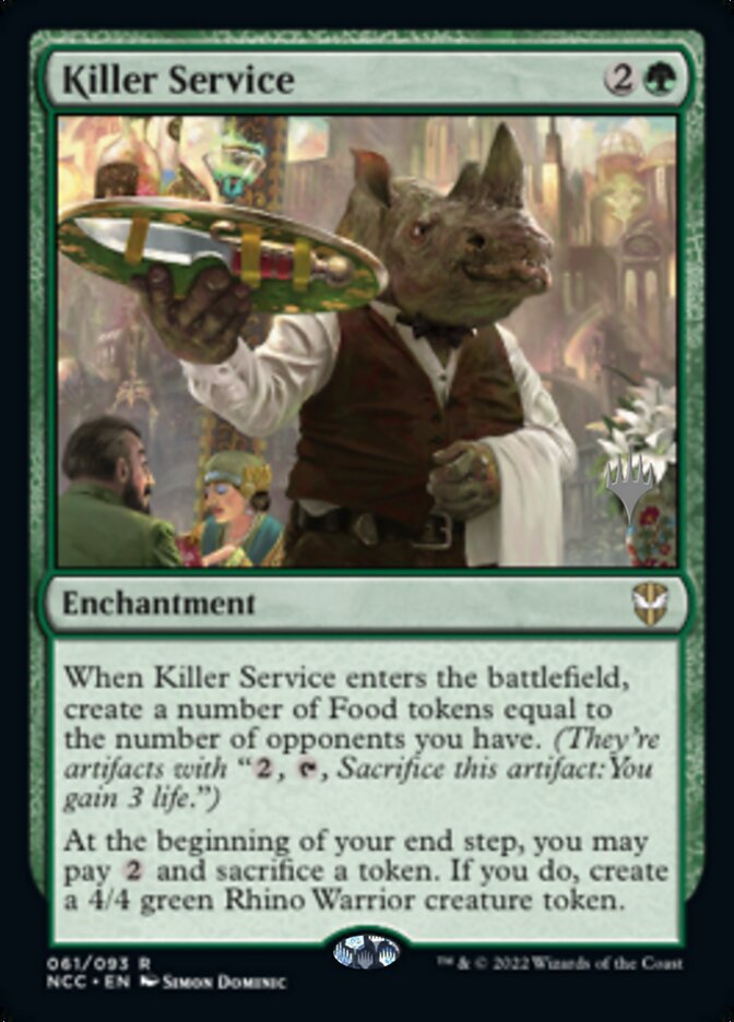 Killer Service (Promo Pack) [Streets of New Capenna Commander Promos] | Galactic Gamez