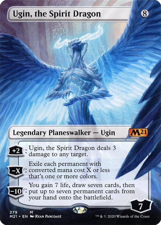 Ugin, the Spirit Dragon (Extended) (279) [Core Set 2021] | Galactic Gamez