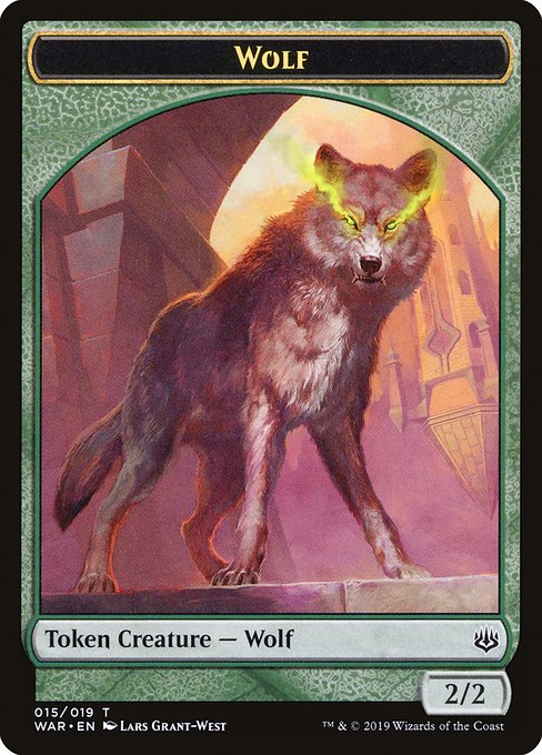 Wolf [War of the Spark Tokens] | Galactic Gamez