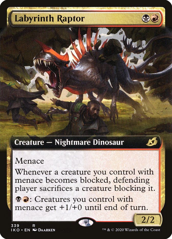 Labyrinth Raptor (Extended Art) [Ikoria: Lair of Behemoths] | Galactic Gamez