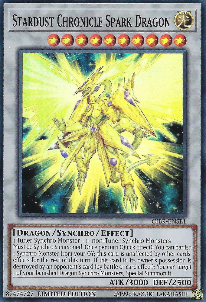 Stardust Chronicle Spark Dragon [CIBR-ENSE1] Super Rare | Galactic Gamez